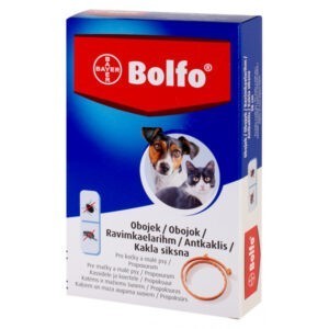 Antiparazitní obojek Bolfo pro psy a kočky 38cm