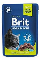 Brit Premium Cat kapsa Lamb for Sterilised 100g + Množstevní sleva