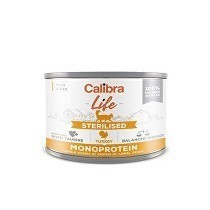 Calibra Cat Life konz.Sterilised Turkey 200g + Množstevní sleva