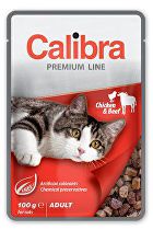 Calibra Cat  kapsa Premium Adult Chicken & Beef 100g + Množstevní sleva