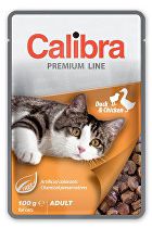 Calibra Cat  kapsa Premium Adult Duck & Chicken 100g + Množstevní sleva
