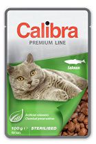 Calibra Cat  kapsa Premium Sterilised Salmon 100g + Množstevní sleva