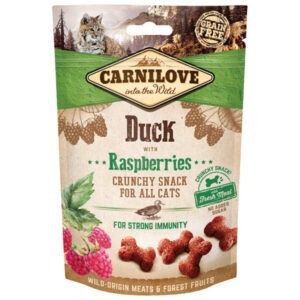 Carnilove Cat Crunchy Snack Duck with Raspberries with fresh meat 50g