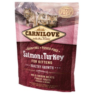 Carnilove Salmon and Turkey Kittens – Healthy Growth 400g