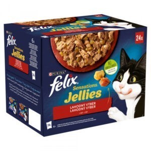 Felix Sensations Jellies Multipack lahodný výběr v ochuceném želé 24x85g