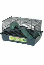 Klec myš EHOP 40cm šedá/zelená s výbavou Zolux