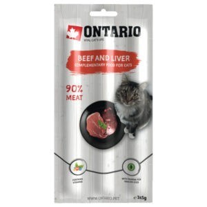 Ontario Stick for cats Beef&Liver 3x5g