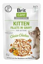 Brit Care Cat Fillets in Gravy Kitten Choi.Chicken 85g + Množstevní sleva