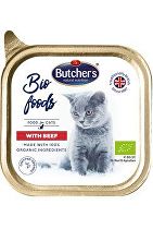 Butcher's Cat Bio s hovězím vanička 85g + Množstevní sleva