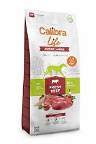Calibra Dog Life Junior Large Fresh Beef 12kg + barel zdarma