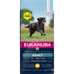 Eukanuba Adult Large 15kg + 3kg zdarma